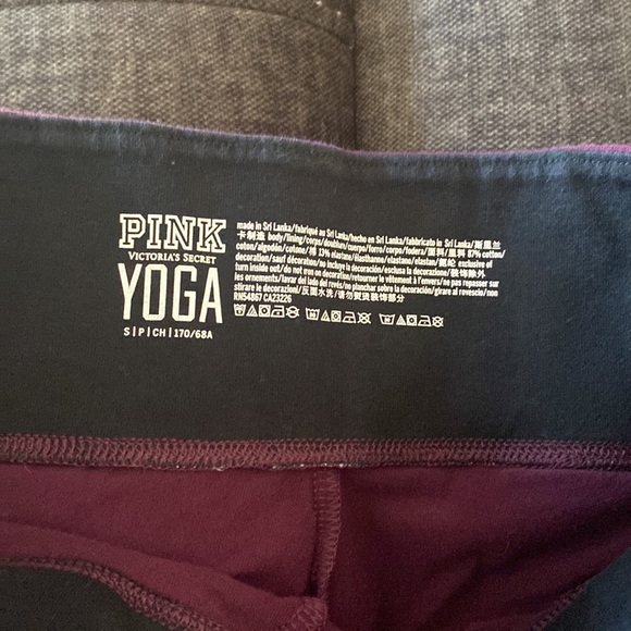 Burgundy Pink yoga pants - Picture 3 of 5